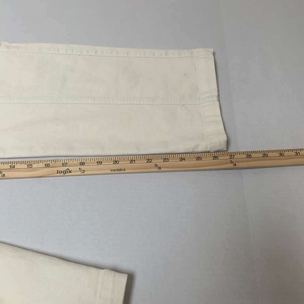 Mother NWT Cream Color Women’s Cargo Jeans Size 31 - Picture 9 of 12